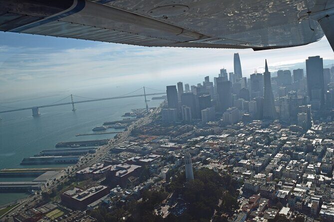 30-40 Minute Airplane San Francisco Bay Flight Tour - Alcatraz and the Golden Gate Approach: The Money Shot Zone