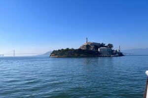 Alcatraz Plus Muir Woods and Sausalito Combo Tour - Golden Gate Bridge photo break with Fort Baker views