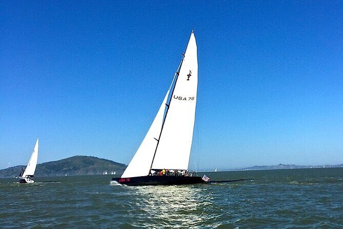 America's Cup Day Sailing Adventure on San Francisco Bay - The Ferry Building from the water: the perfect land-to-water reset