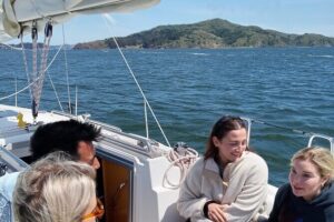 Awesome San Francisco Bay Private Sailing Adventure via Sausalito - Alcatraz close-up: the prison view without the tourist grind