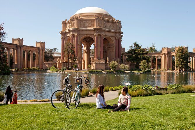 Bus & Boat & Bike Adventure - 3 Tours in 1 - Full-Day Self-Guided Bike Tour: Marina, Palace of Fine Arts, and the Bridge