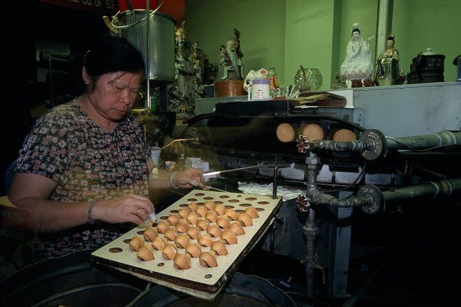 Chinatown Walking Tour: Food, History & Flavor - Fortune cookies, made fresh at the Golden Gate factory