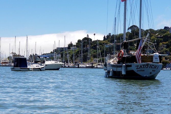 Combo Tour: Muir Woods, Sausalito and Sonoma Wine Country Tour - Marin County scenery before Muir Woods: Richardson Bay, Sausalito, and Tamalpais