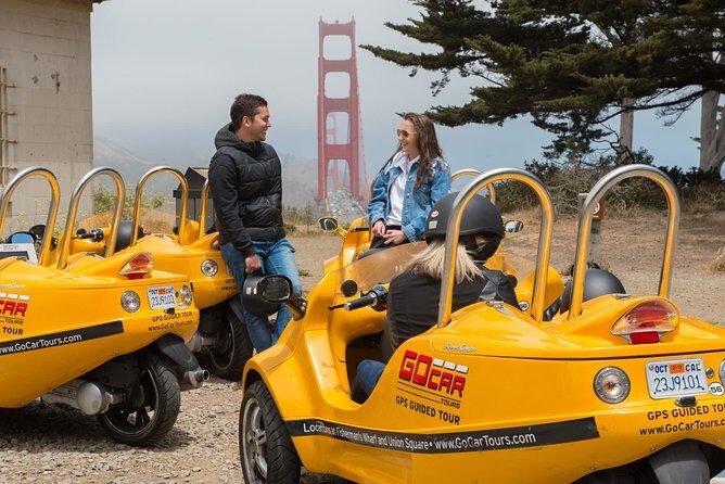 Early Bird San Francisco GoCar Tour - Golden Gate Bridge views from Fort Point (no crossing needed)