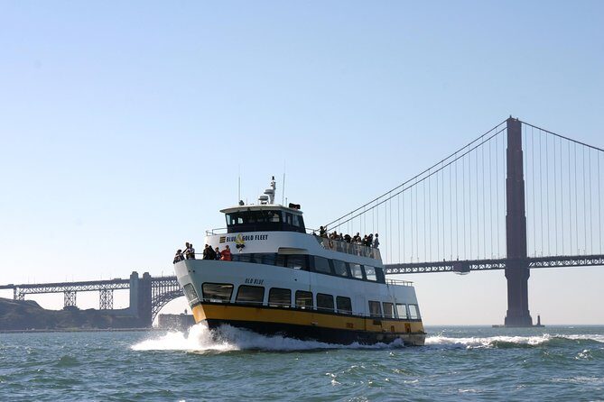 Escape from the Rock! Cruise around Alcatraz - Golden Gate Bridge underpass: the view you’ll remember