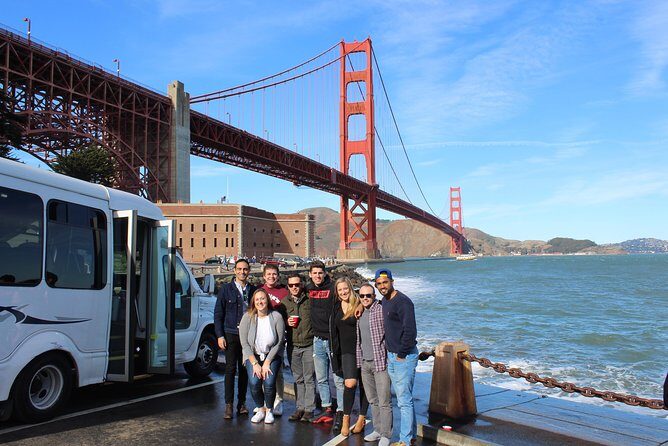 Golden Gate Bridge Muir Woods Sausalito with Optional Alcatraz - Golden Gate Bridge: short time, big payoff