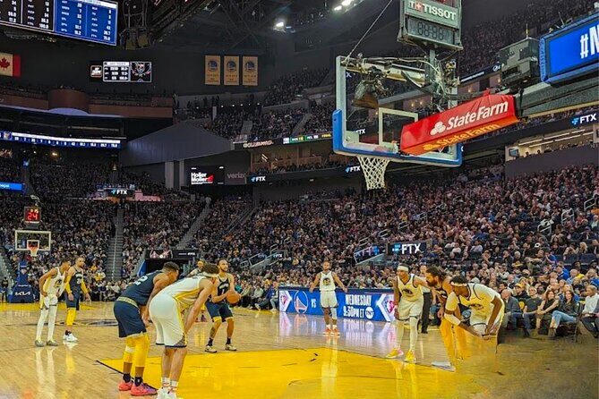 Golden State Warriors Basketball Game at Chase Center - The Warriors game night: what the basketball feels like