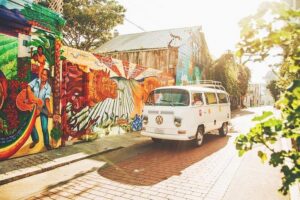 Painted Ladies Private San Francisco Tour - Your ride: restored small bus, USB ports, and why it matters in SF