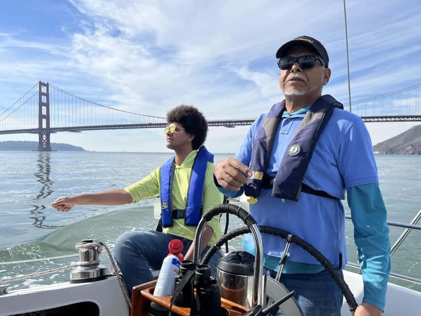 SAN FRANCISCO: (2hr) Interactive Sailing Experience - Golden Gate Bridge pass: what you’ll actually see from the deck