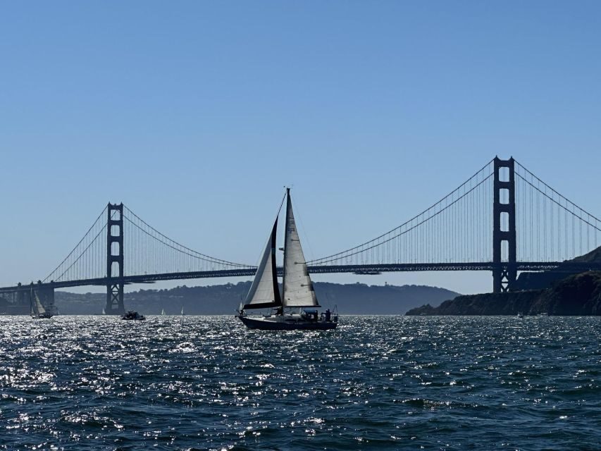 SAN FRANCISCO: (2hr) SUNSET Sailing Experience on SF Bay - Small Group Comfort and Captain Will’s Hands-On Approach