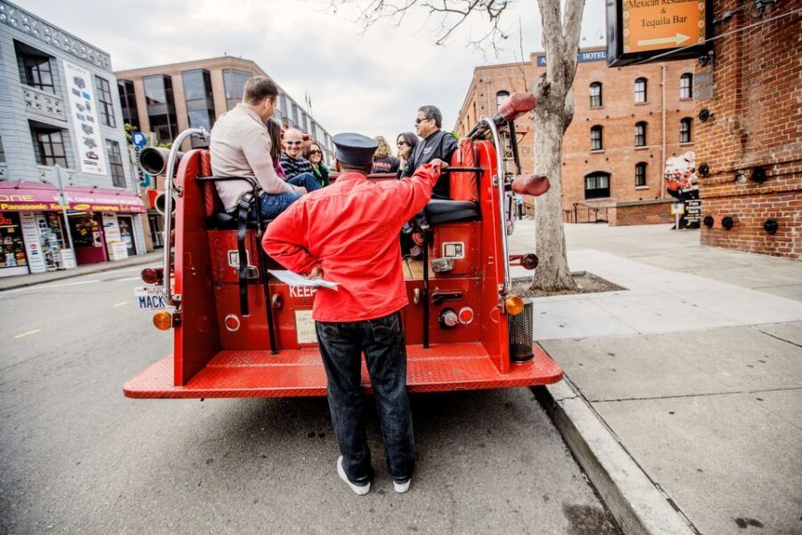 San Francisco Bay: 90-Minute Fire Engine Tour - Fire gear: warmth, photos, and one practical caution
