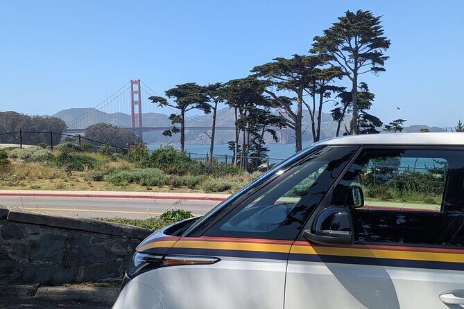 San Francisco City Tour in EV Volkswagen Van - Union Square to Ferry Building: Downtown Energy and Food-First Stops