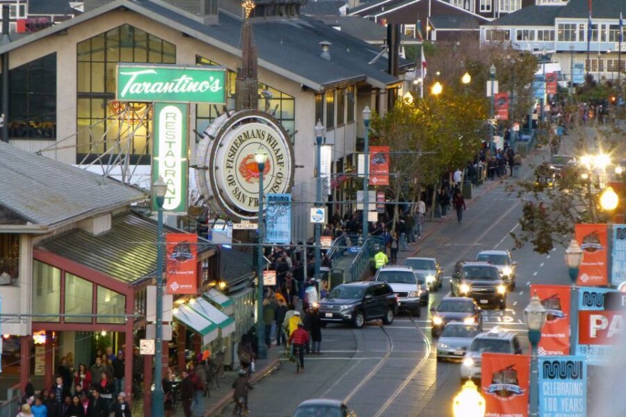 San Francisco Double Decker Bus Night Tour - Getting there: 99 Jefferson St and the 6:30 PM start