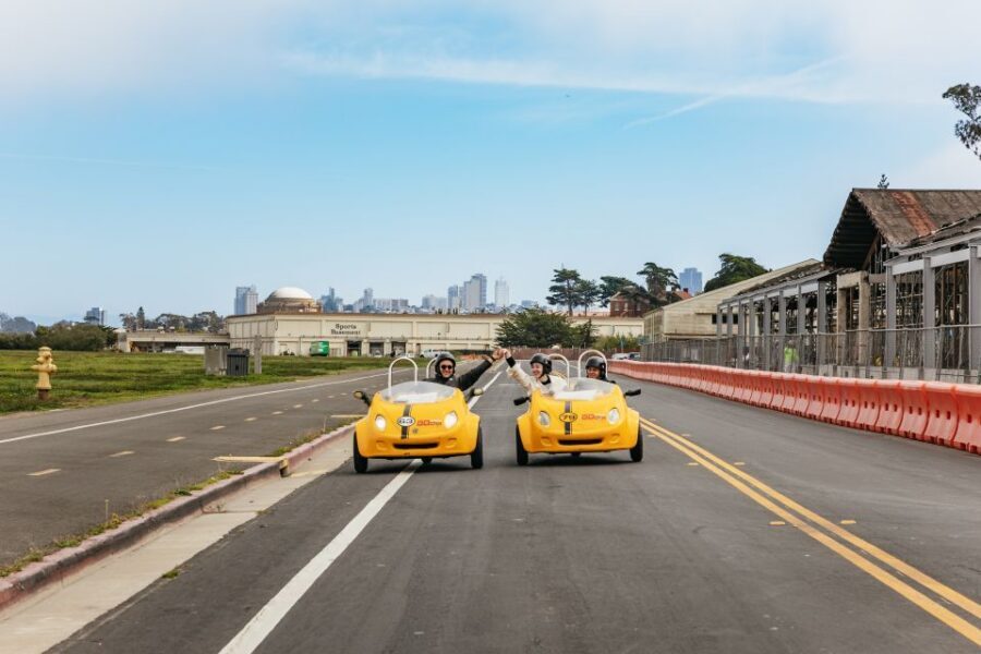 San Francisco: Golden Gate Bridge and Lombard GoCar Tour - The drive culture: you control the pace, the GPS keeps you moving