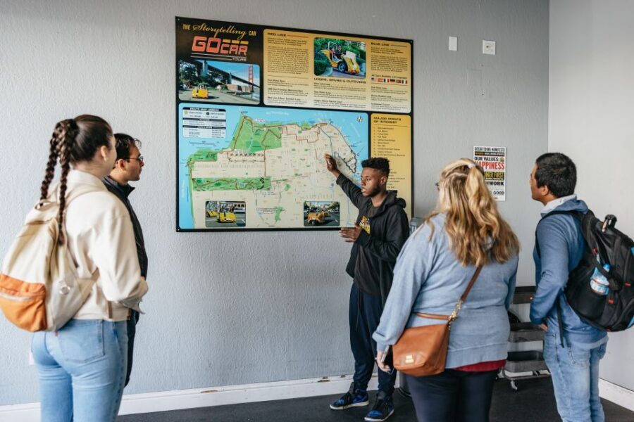 San Francisco: Golden Gate Bridge and Lombard GoCar Tour - Stop 1: Fisherman’s Wharf warm-up (10 minutes)