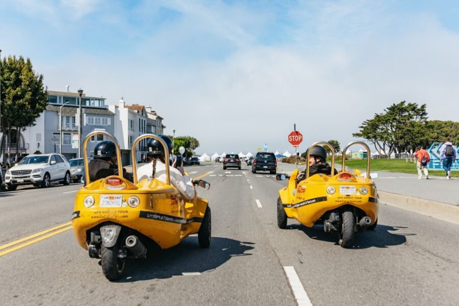 San Francisco: Golden Gate Bridge and Lombard GoCar Tour - The Presidio on the way: scenic drive energy without the hassle