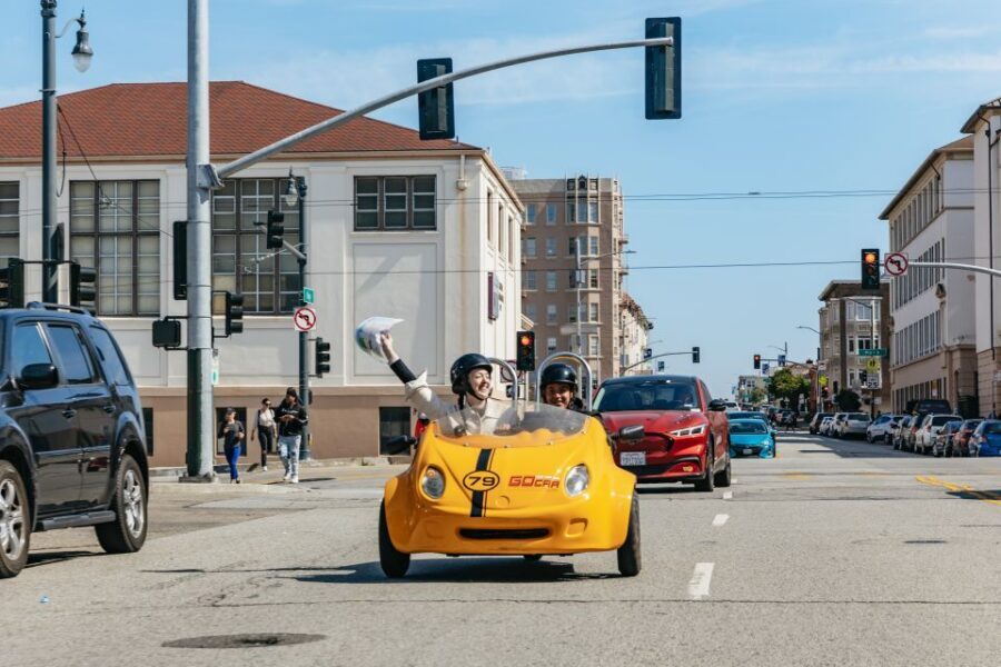 San Francisco: Golden Gate Bridge and Lombard GoCar Tour - Lombard Street: passing the famous bend, then riding the Russian Hill run