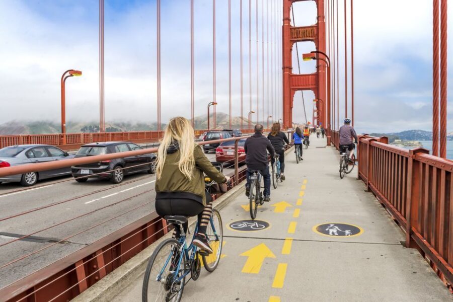 San Francisco: Golden Gate Bridge and Sausalito Cycling Tour - Biking back to SF or taking the ferry: your best second choice