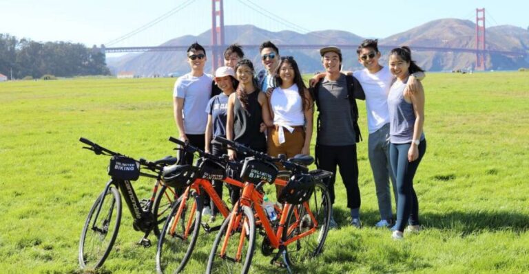 San Francisco: Golden Gate Bridge Guided Bike or eBike Tour - Fisherman’s Wharf, Ghirardelli, Hyde Street Pier: The Waterfront Warm-Up