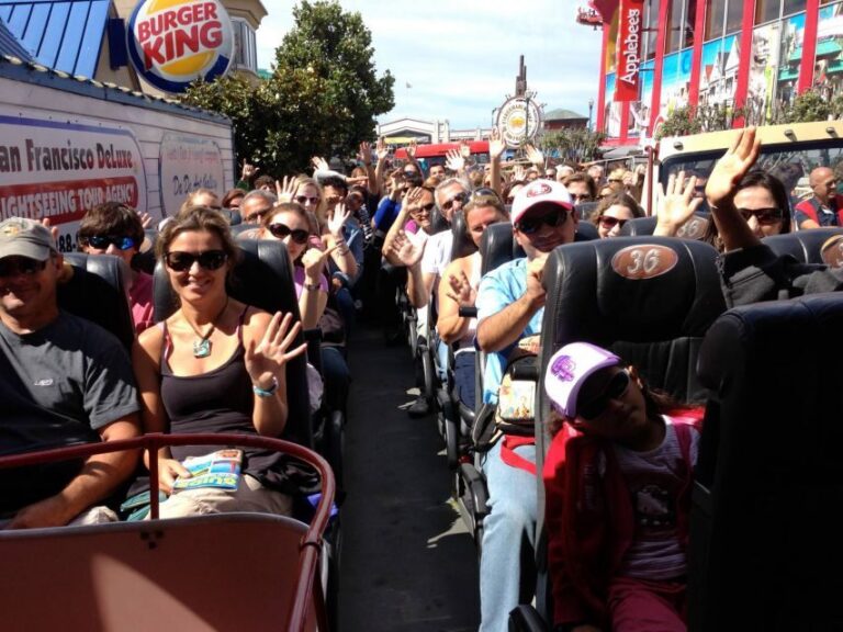 San Francisco: Hop-On Hop-Off Deluxe Bus Tour with 20 Stops - Union Square Start, Taylor Street Backup, and Joining at Any Stop