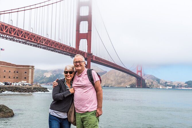 San Francisco, Muir Woods, Sausalito and optional Alcatraz tour - Pacific Heights to Fort Point: the Golden Gate Bridge route done right