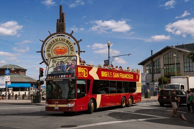San Francisco: Napa & Sonoma Wine Tour & 24hr Hop-on Hop-off Tour - Your Hop-On Hop-Off Red Route Stops: From North Beach to the Golden Gate Bridge