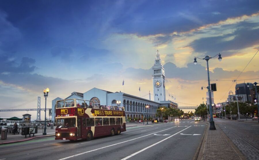 San Francisco: Panoramic Sunset Tour by Open-Top Bus - The illuminated ride: Fisherman’s Wharf to Union Square