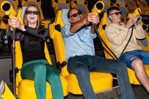 San Francisco: PIER 39 Flyer Theater & 7D Ride Combo - Stop 2: 7D Experience ride + laser blasting game (about 10 minutes)
