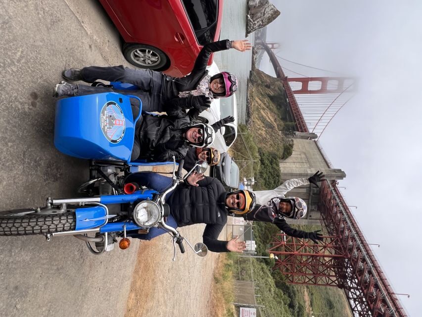 San Francisco: Rides by me Classic Sidecar tours - What to Bring for a Comfortable Sidecar Ride