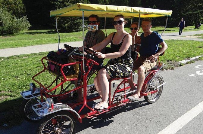 San Francisco: Scenic Surrey Ride Through Golden Gate Park - Sharing the Park: Other Surreys, Cyclists, and Turning Space