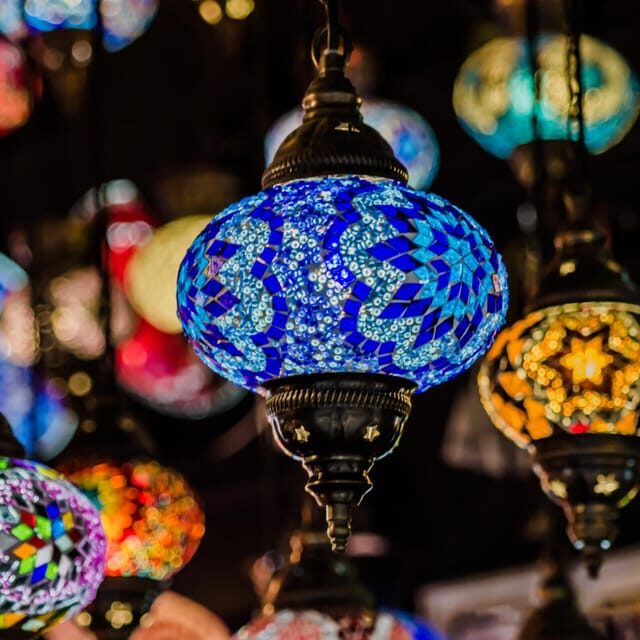 San Francisco: Turkish Mosaic Lamp Workshop - Expert-artisan help (and the Rosie effect)