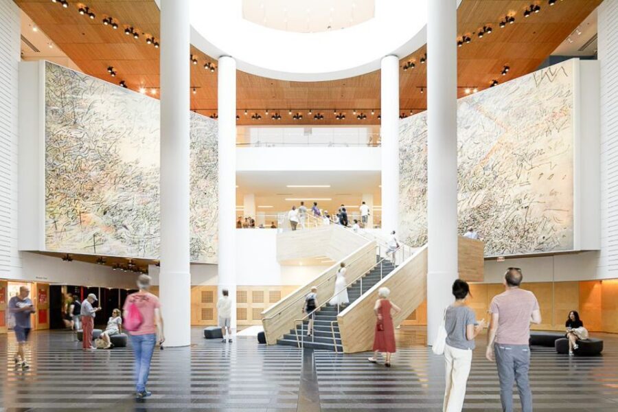 SF: San Francisco Museum of Modern Art (SFMOMA) Entry Ticket - Terraces, staircase, and Roman steps: take breaks that feel like part of the art