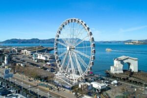 SkyStar Wheel Ticket in San Francisco - Views you’ll get: Bay, bridges, neighborhoods, and Alcatraz