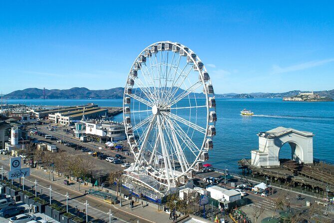 SkyStar Wheel Ticket in San Francisco - Views you’ll get: Bay, bridges, neighborhoods, and Alcatraz