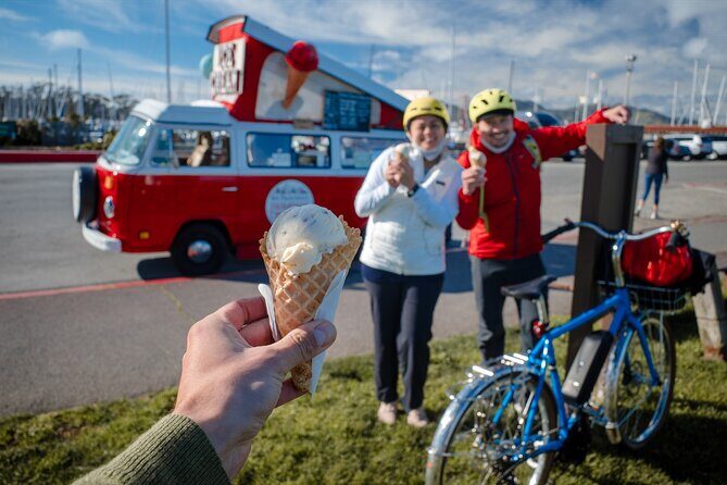 Ultimate Electric SF Bike Tour- food, icons & local hidden gems - Presidio: the ocean side route and the Golden Gate Bridge angle