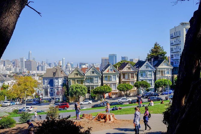 Ultimate Electric SF Bike Tour- food, icons & local hidden gems - Painted Ladies at Alamo Square: iconic views plus extra architecture stops
