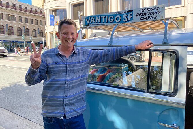 Vantigo - The Original San Francisco VW Bus Tour - Golden Gate Bridge Stop: Where the Photos Usually Eat the Clock
