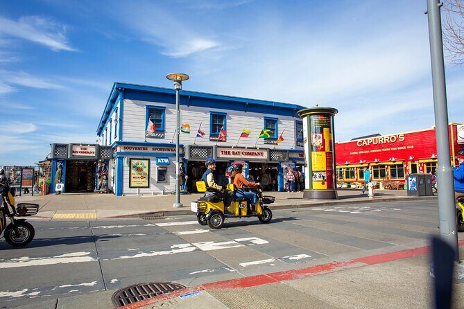 Wharf to Golden Gate Bridge - GoRide Electric Scooter Rentals - The onboard storytelling: getting meaning without homework
